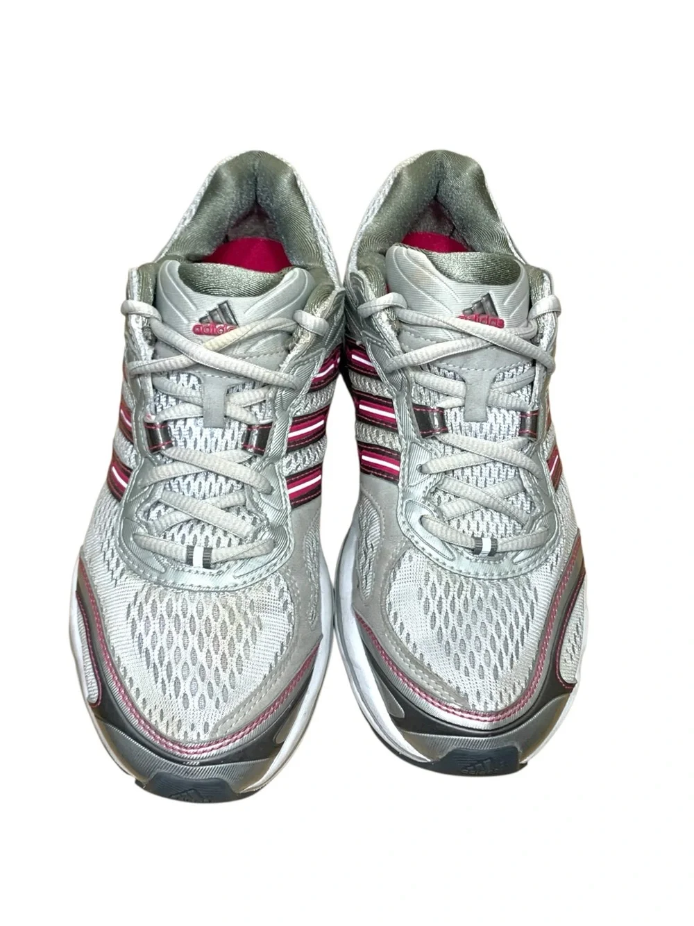 adidas Supernova Running Shoes Gray Prink Adiprene Sz 7.5 Athletic Y2K - Picture 2 of 16